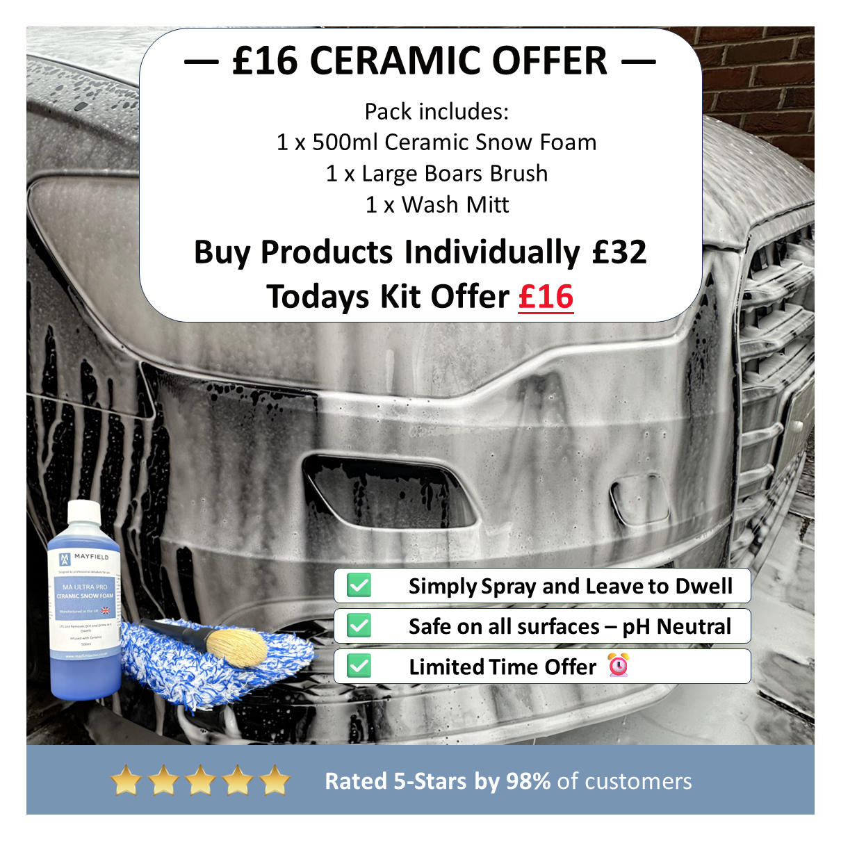 Ceramic Snow Foam Kit