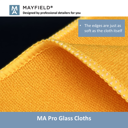 MA Glass Microfibre Cloths - Pack of 3