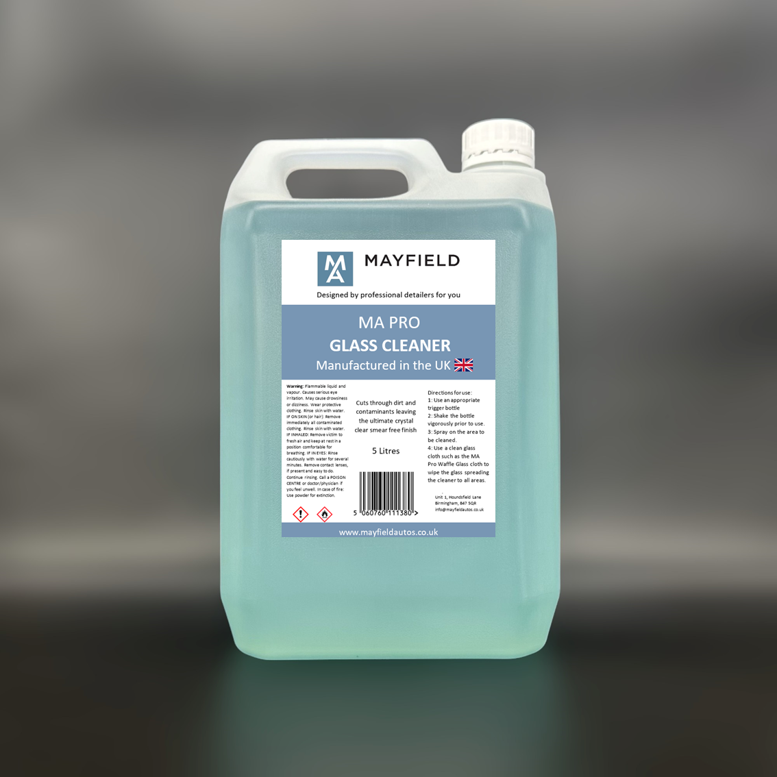 MA Glass Cleaner - 500ml & 5L available