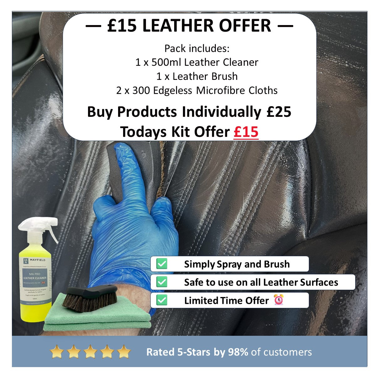 Leather Cleaning Kit